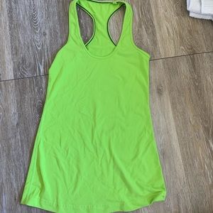 Lululemon Neon Green Racerback